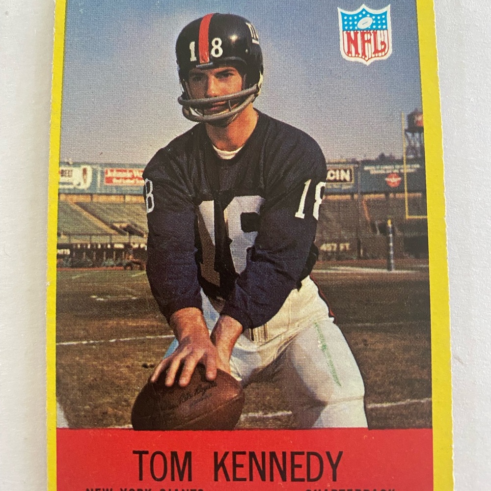 Classic Football Trading Card - Black and White Uniform